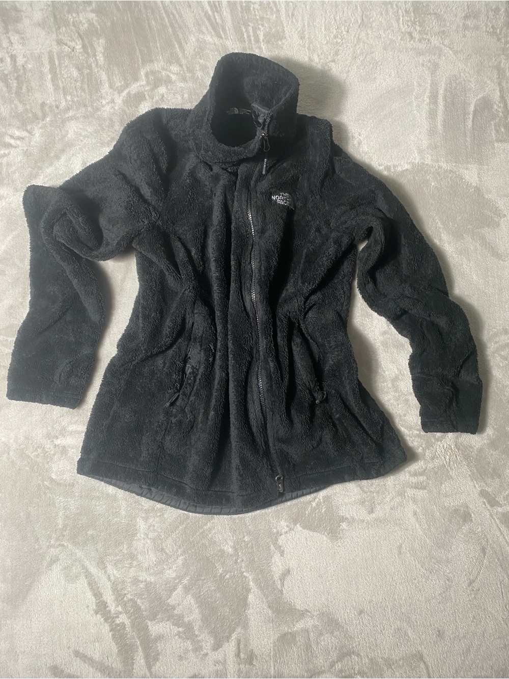 The North Face Black Teddy Fleece Jacket - Full Zip